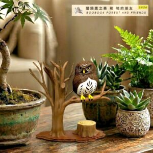 貓頭鷹 場景擺設 - 斑頭鵂鶹 (100% 自家原創設計 / 可發聲)