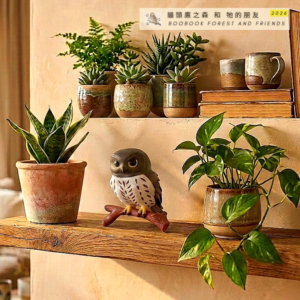 貓頭鷹 小擺設 - 北鷹鴞 (100% 自家原創設計 / 無發聲)